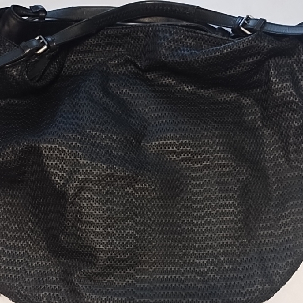 Elegant Black Woven Women's Bag